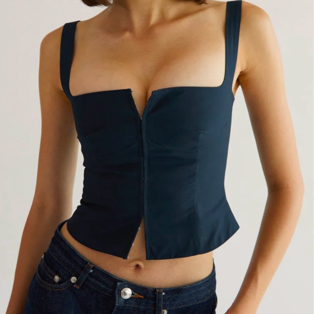 Orseund Iris Minimal Bustier - XS / Navy